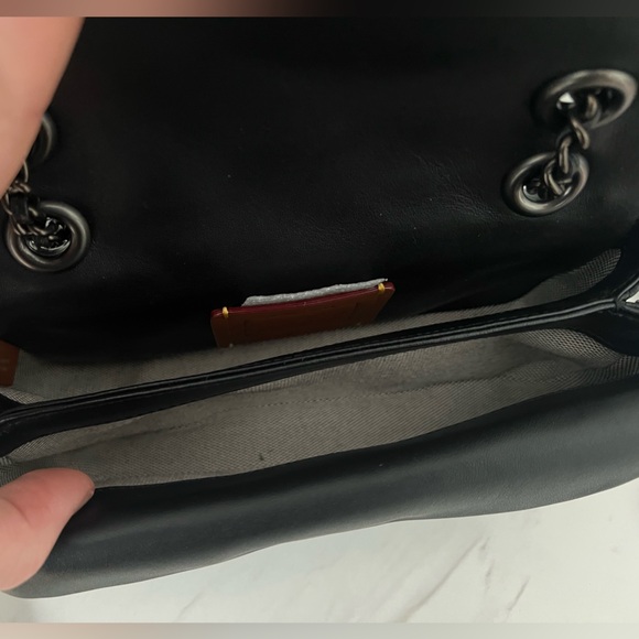 ✨NWT | Coach Quilted Pillow Tabby 20 in Black Nappa Leather and Pewter hardware - Picture 4 of 11